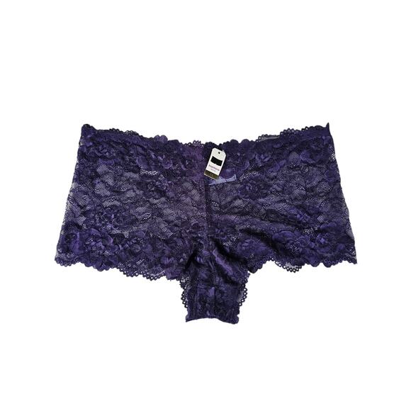 Set of 4 Women Boy Shorts Lace Panties Lingerie Underwear 5X Coquette Sheer - Picture 6 of 11